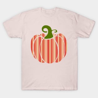 Vintage Striped Pumpkin T-Shirt